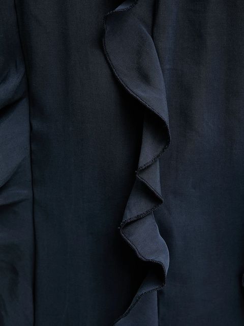 Answear.LAB sukienka kolor granatowy maxi prosta