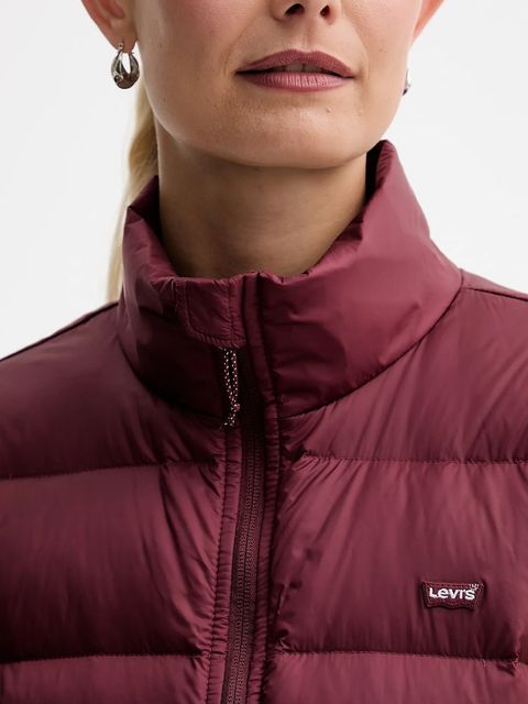 Levi's kurtka puchowa damska kolor czerwony A8320