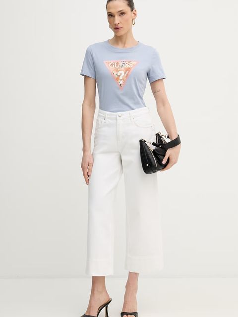 Guess t-shirt damski bawełniany - zdjęcie produktu nr 1