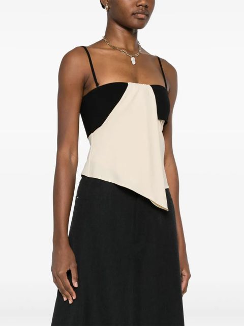 Nanushka draped top - Black