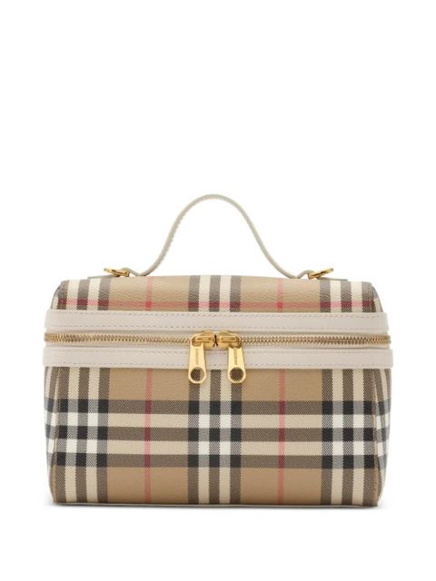Burberry Check vanity bag​ - Neutrals - zdjęcie produktu nr 1
