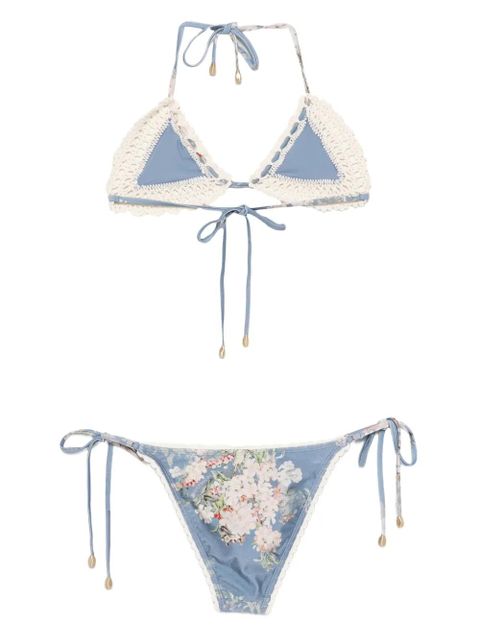 ZIMMERMANN floral-print bikini - Blue - zdjęcie produktu nr 2