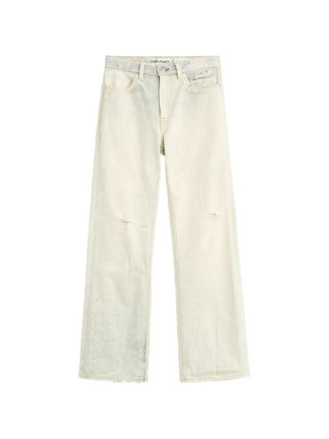 OUR LEGACY ripped printed jeans - Neutrals - zdjęcie produktu nr 2
