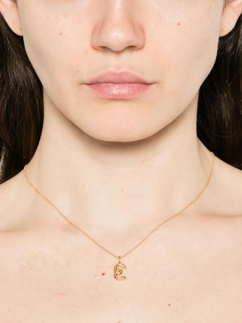 Missoma mini Curly Molten initial necklace - Gold - zdjęcie produktu nr 2