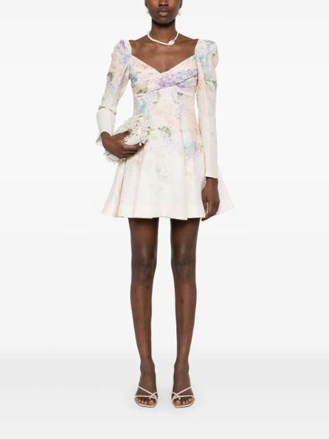 ZIMMERMANN Dawning mini dress - Pink