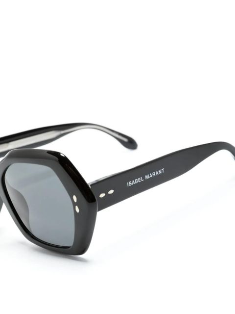 Isabel Marant Eyewear IM0107GS Geometric Sunglasses - Black