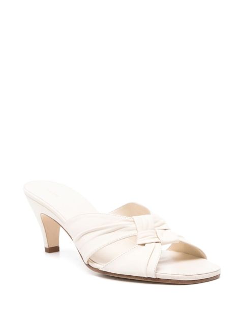 The Row 65mm Soft Knot sandals - White