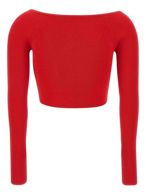 Diesel M-Vera ribbed top - Red - zdjęcie produktu nr 2