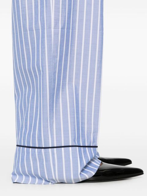 Prada striped trousers - Blue