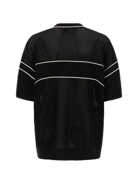 AMIRI Amiri Sport embroidered V-neck T-shirt - Black - zdjęcie produktu nr 2