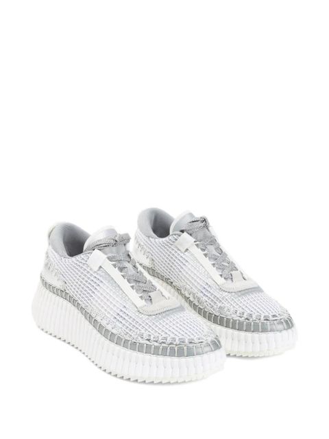 Chloé Nama platform sneakers - Grey - zdjęcie produktu nr 2