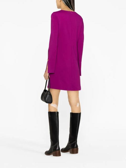 PINKO slit-sleeve minidress - Purple
