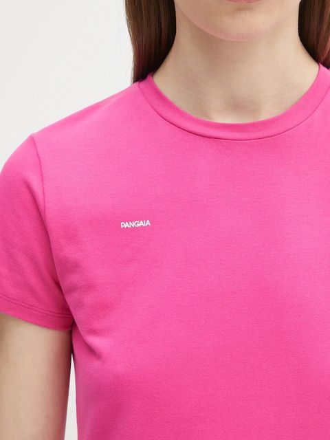 Pangaia t-shirt Cotton-Stretch T-shirt damski kolor różowy 10002430