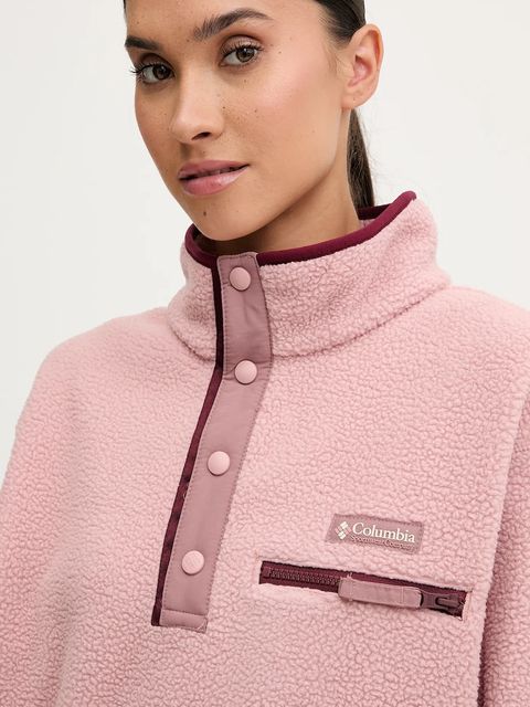 Columbia bluza sportowa Helvetia kolor różowy gładka 2092231 - zdjęcie produktu nr 2