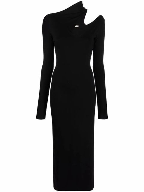 MANURÍ Bambina On A Saturday Night cut-out dress - Black - zdjęcie produktu nr 1