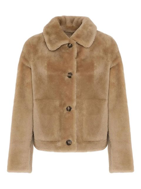 Yves Salomon shearling jacket - Neutrals
