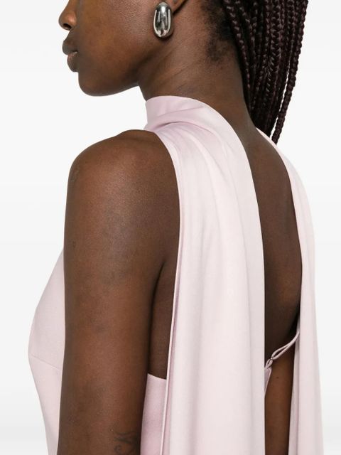 Solace London Cece cape maxi dress - Pink