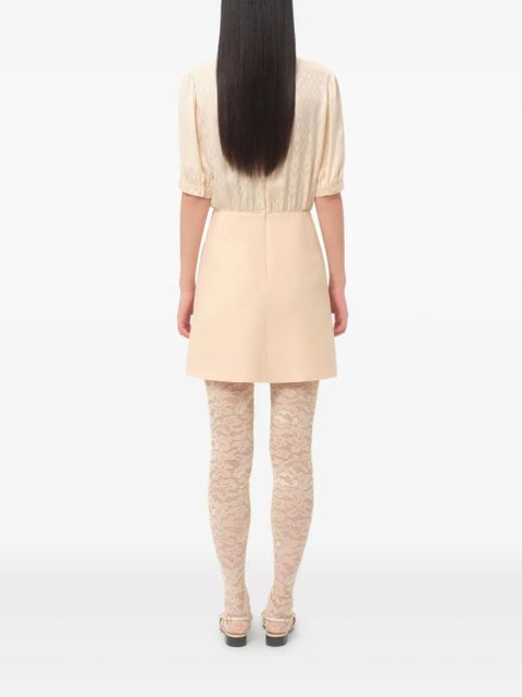 Valentino Garavani short-sleeves mini dress - Neutrals