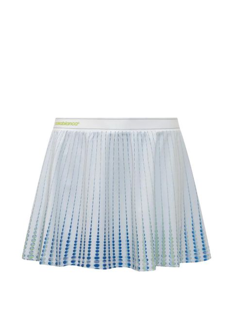 Casablanca printed mini skirt - White - zdjęcie produktu nr 1