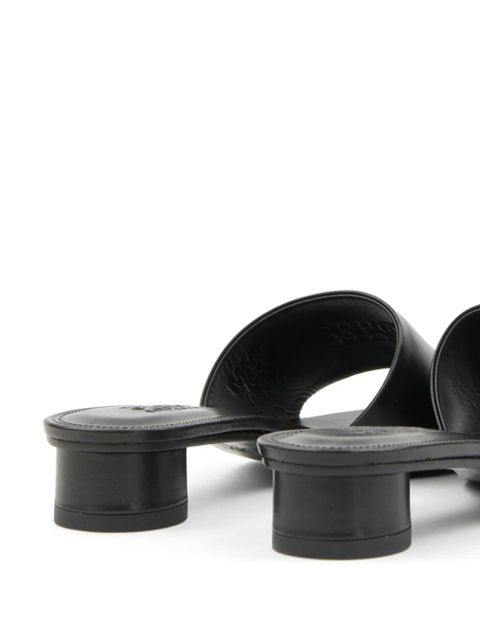 MM6 Maison Margiela numbers-motif sandals - Black