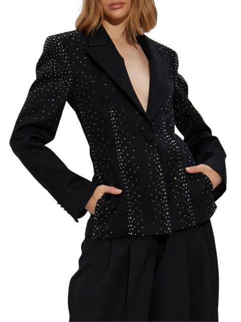 The Attico crystal-embellished blazer - Black - zdjęcie produktu nr 2