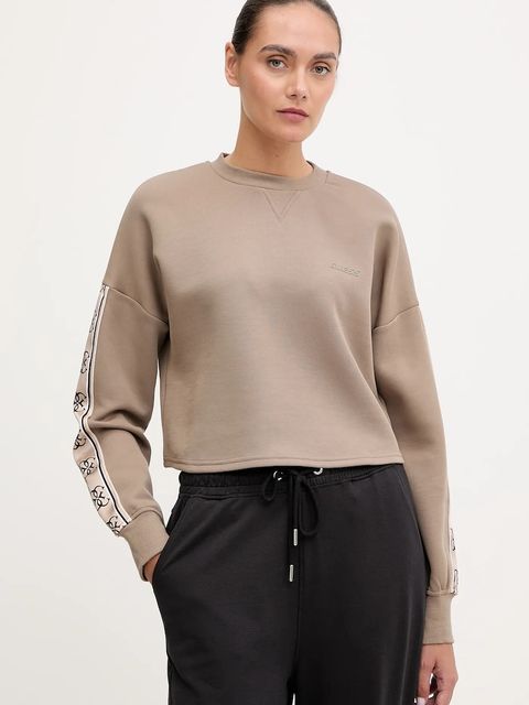 Guess bluza CYMONE damska kolor beżowy z aplikacją V3BQ16 KB3P2 - zdjęcie produktu nr 1