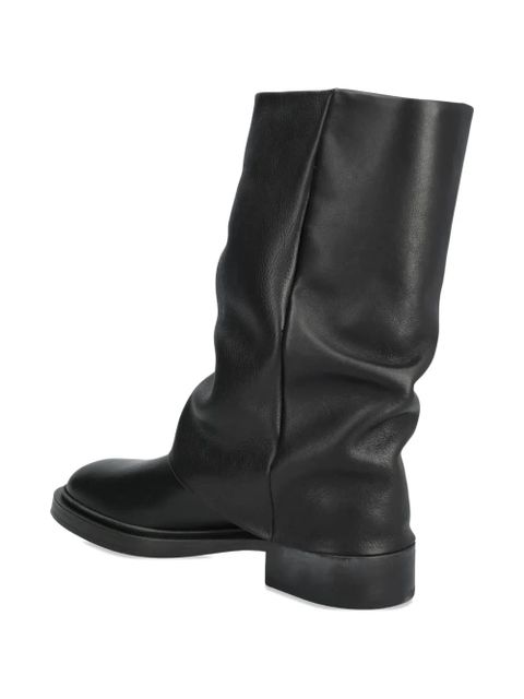 Copenhagen gathered boots - Black