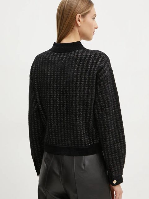 Morgan kardigan MVAZOU damski kolor czarny MVAZOU