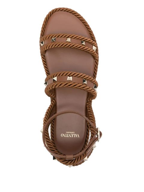 Valentino Garavani Rockstud sandals - Brown