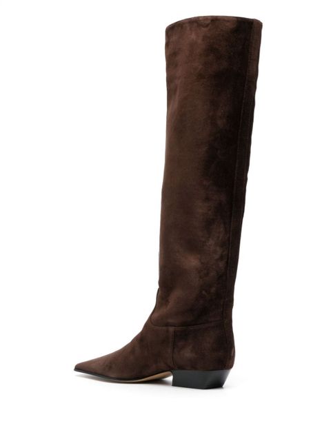 KHAITE The Marfa 35mm knee-high boots - Brown - zdjęcie produktu nr 2