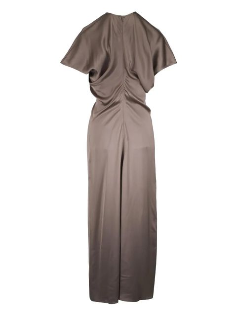 TOTEME slouched-waist maxi dress - Grey
