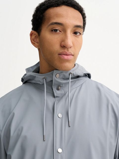 Rains kurtka 12010 Jacket W3 kolor szary przejściowa 12010 - zdjęcie produktu nr 2