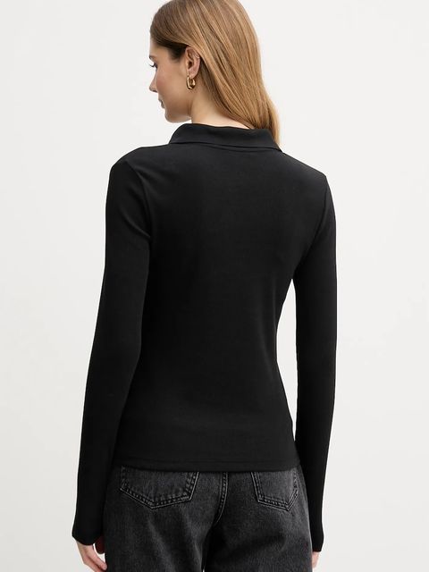 Calvin Klein Jeans longsleeve kolor czarny LV047E203G