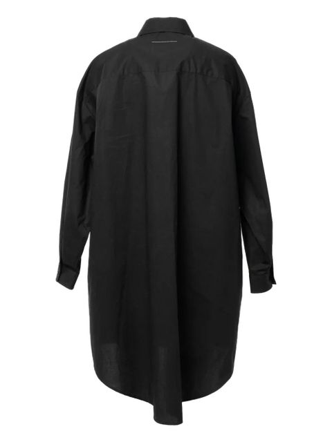 MM6 Maison Margiela poplin shirt dress - Black - zdjęcie produktu nr 2