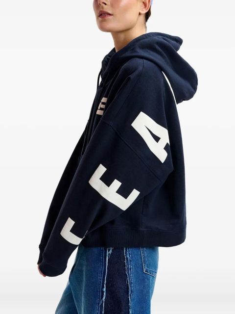 Essentiel Antwerp printed cotton sweatshirt - Blue