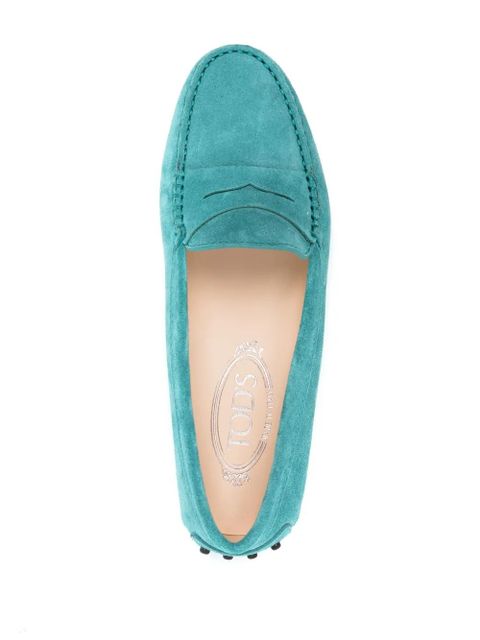 Tod's suede penny loafers - Blue