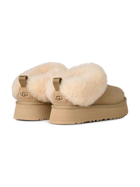 UGG śniegowce zamszowe Tazzelle kolor beżowy 1171393.MDSD