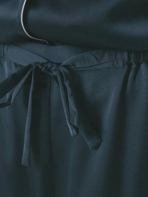 women'secret piżama damska kolor granatowy satynowa 2542471