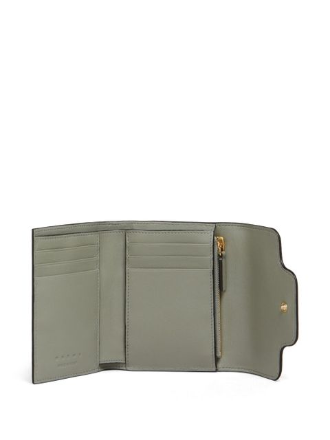 Marni logo-debossed wallet - Neutrals