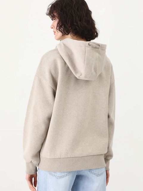 Medicine bluza damska kolor beżowy z kapturem - zdjęcie produktu nr 2