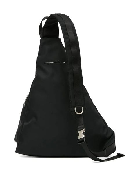 MM6 Maison Margiela triangular cross body bag - Black