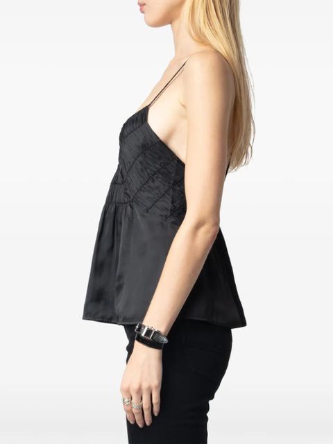 Zadig&Voltaire V-neck tank top - Black