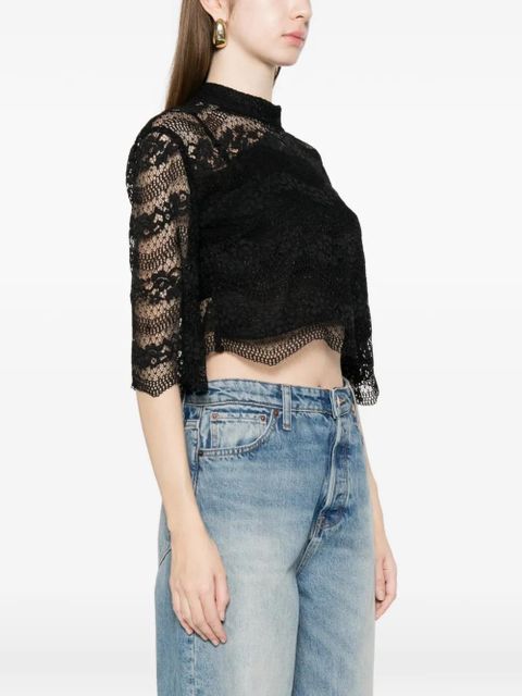 TWINSET laced blouse - Black
