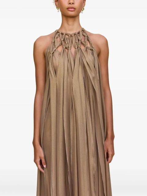 Cult Gaia Aditi gown dress - Gold