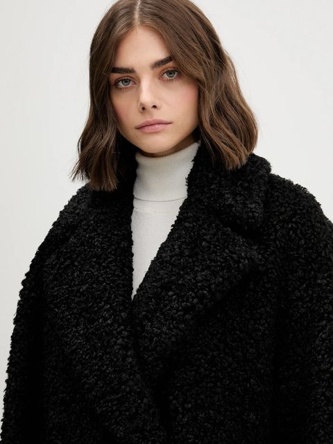 HUGO płaszcz kolor czarny 50547610