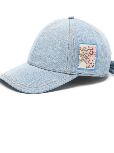 ZIMMERMANN logo-patch denim baseball cap - Blue - zdjęcie produktu nr 2