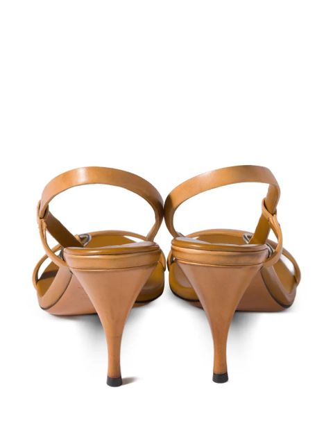 Miu Miu ring-detail heeled sandals - Neutrals