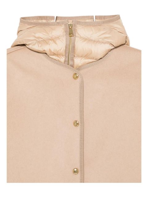 Moncler hooded patch-pocket coat - Neutrals - zdjęcie produktu nr 2