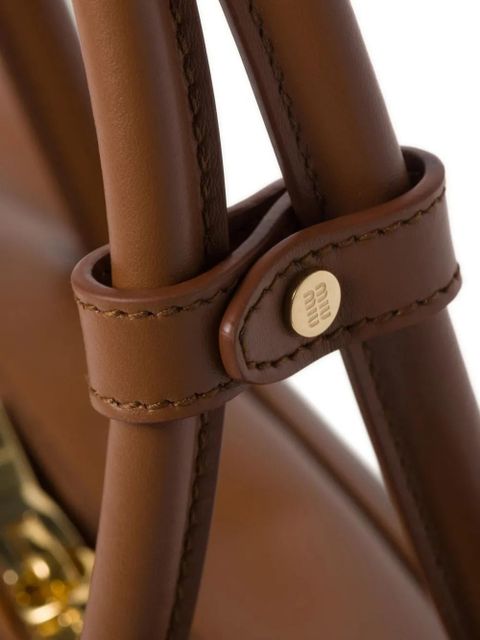 Miu Miu Leather Beau bag - Brown - zdjęcie produktu nr 2