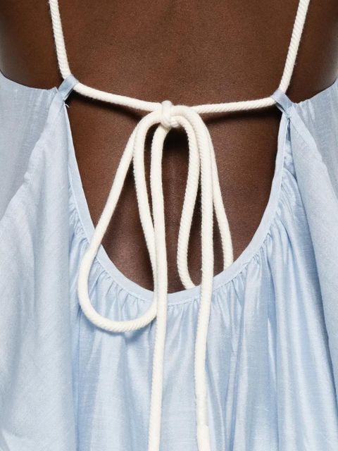 Eleh V-neck maxi dress - Blue